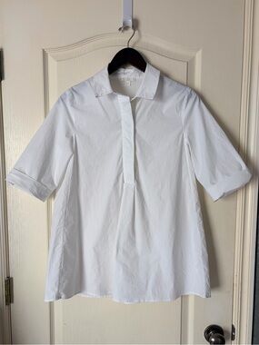 COS White Cotton Basic Collar A Line Shirt, 34